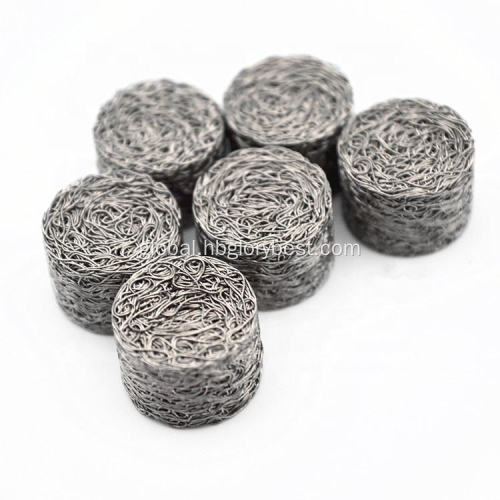 Ss Knitted Wire Mesh for Silencers PP/Polyethylene Knitted Wire Mesh for Silencers Supplier